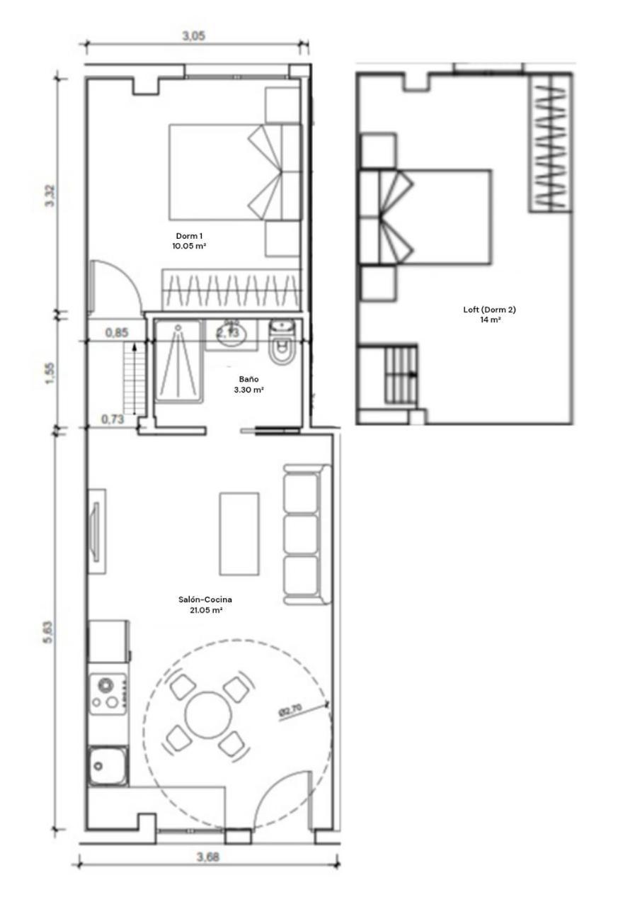 Appartement Comfy Loft, 6 Metro Stops From Downtown, Ac & Wifi Madrid